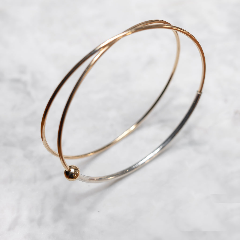 Gold Lunar Bangle