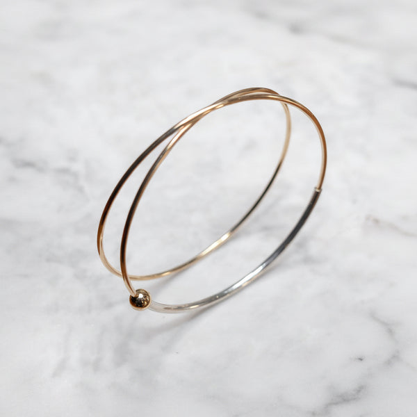 Amy Tamblyn Gold Lunar Bangle