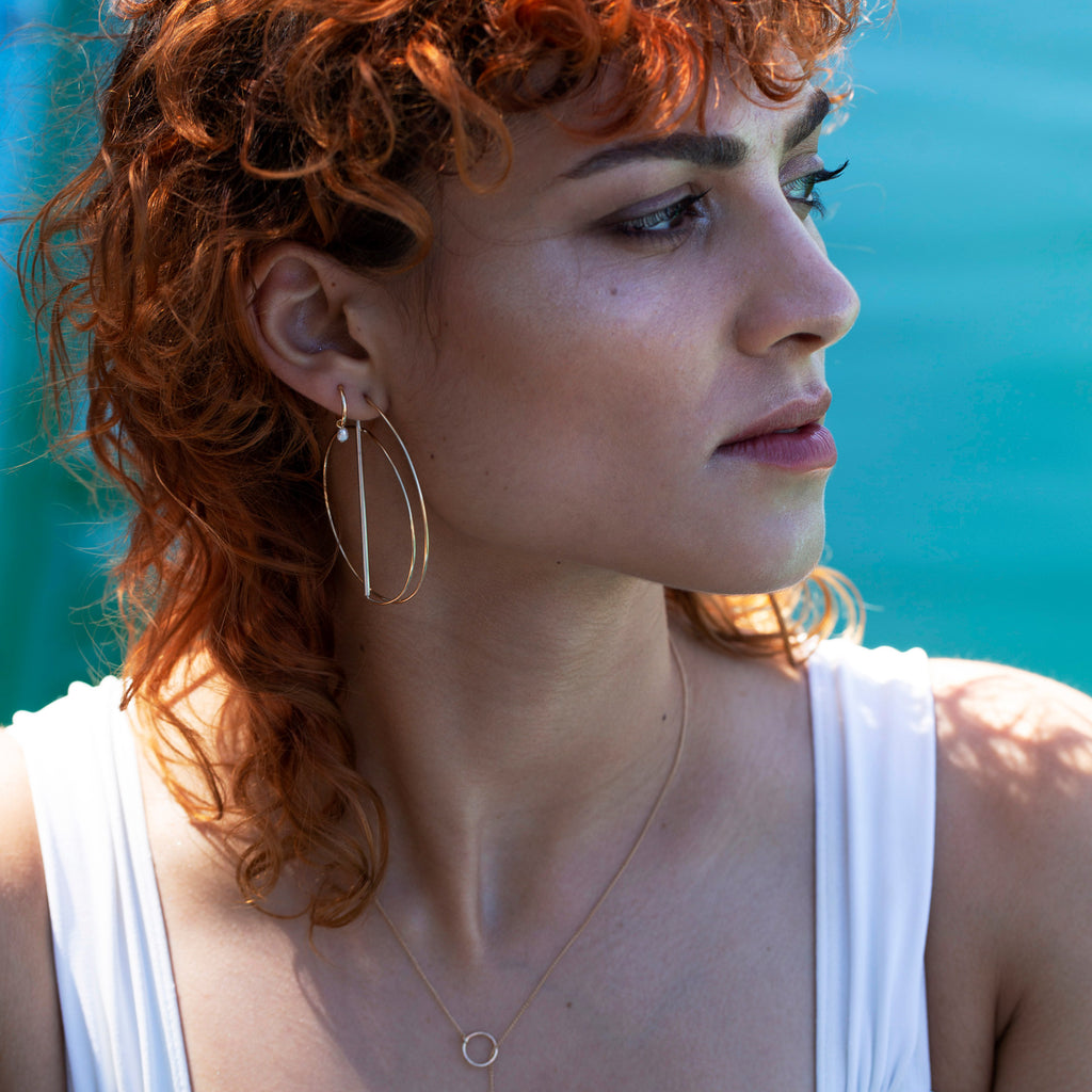 Straight Bar Eclipse Hoops