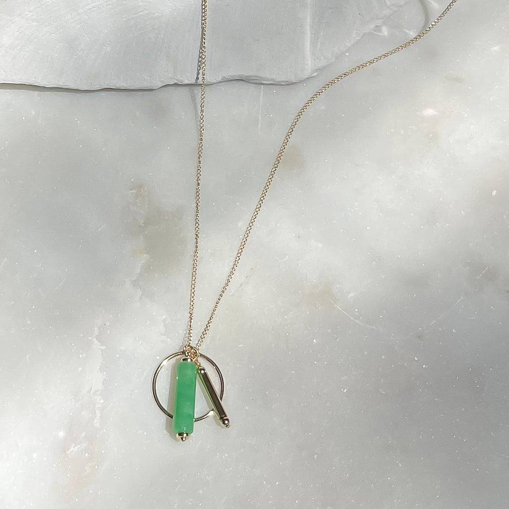 Jade Charm Necklace