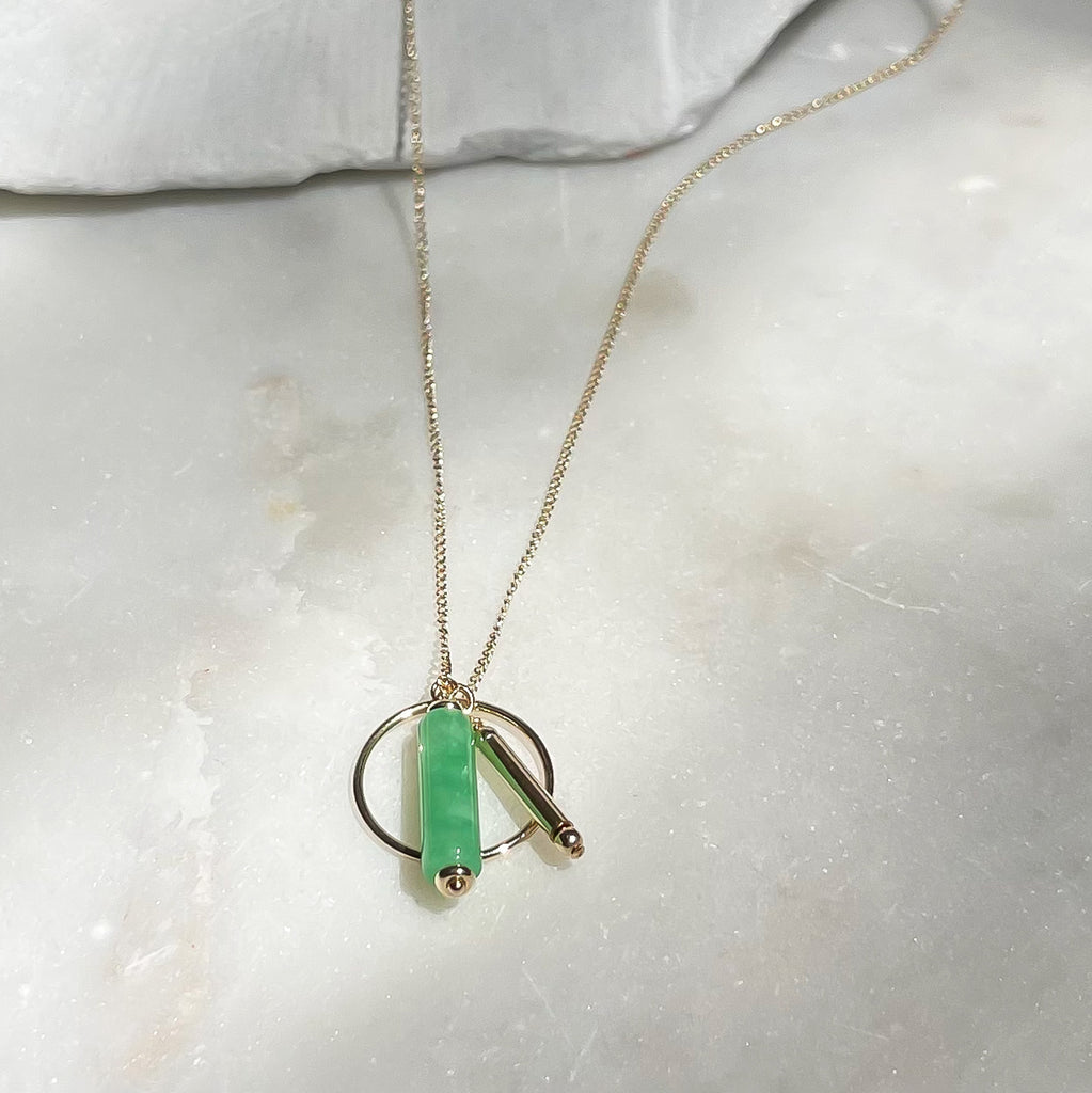 Jade Charm Necklace
