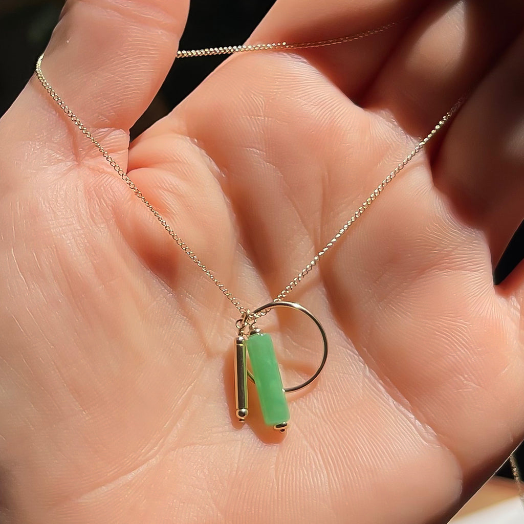 Jade Charm Necklace