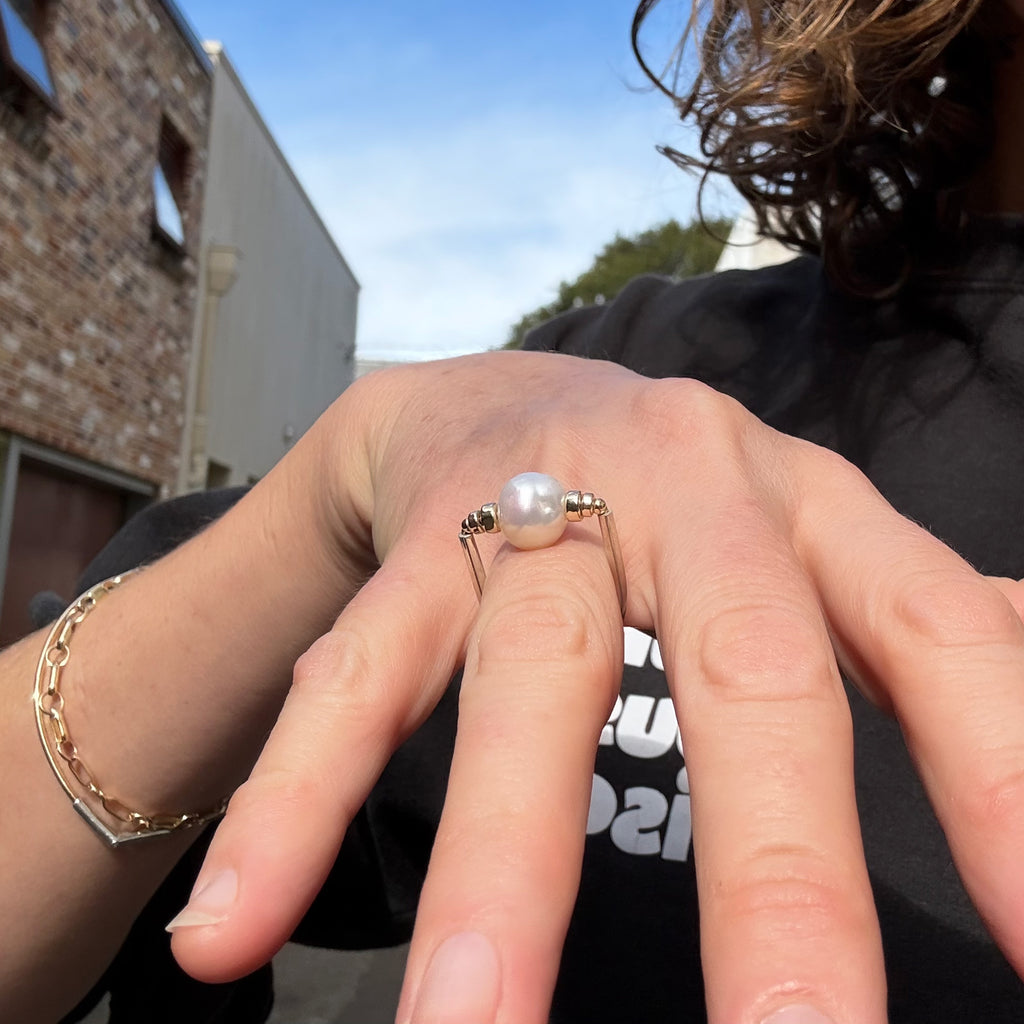 One Of A Kind Pearl Ring