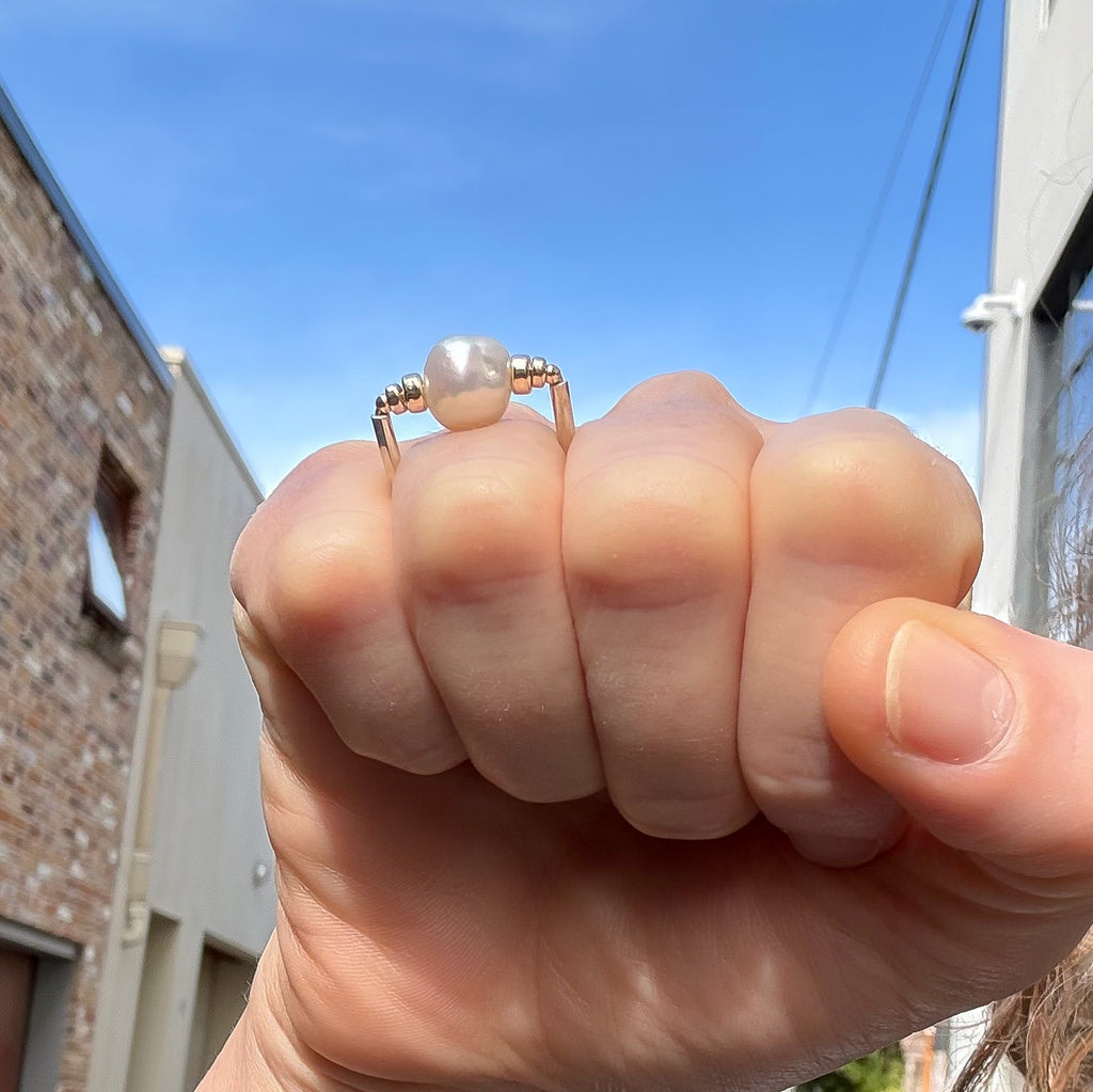 One Of A Kind Pearl Ring