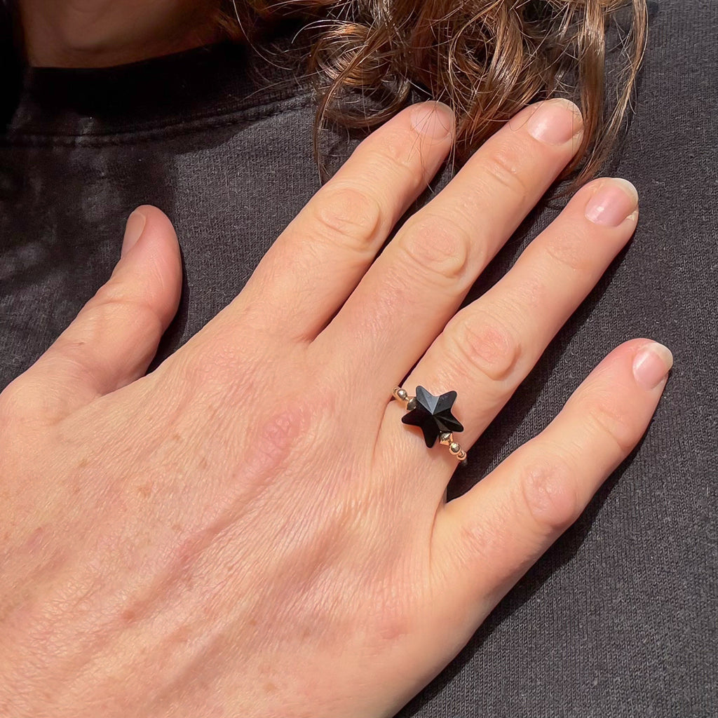 Crystal Star Ring