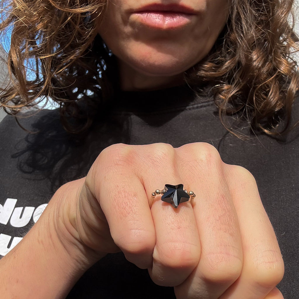 Crystal Star Ring