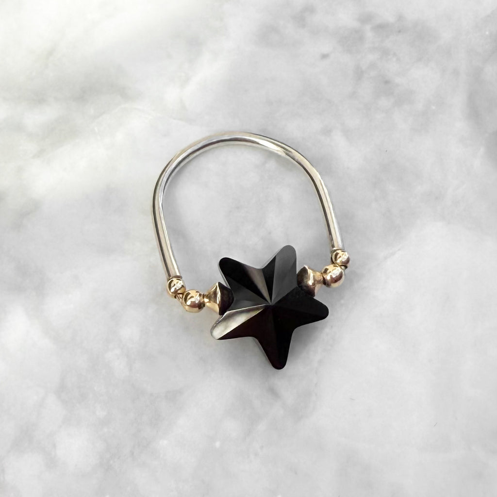 Crystal Star Ring