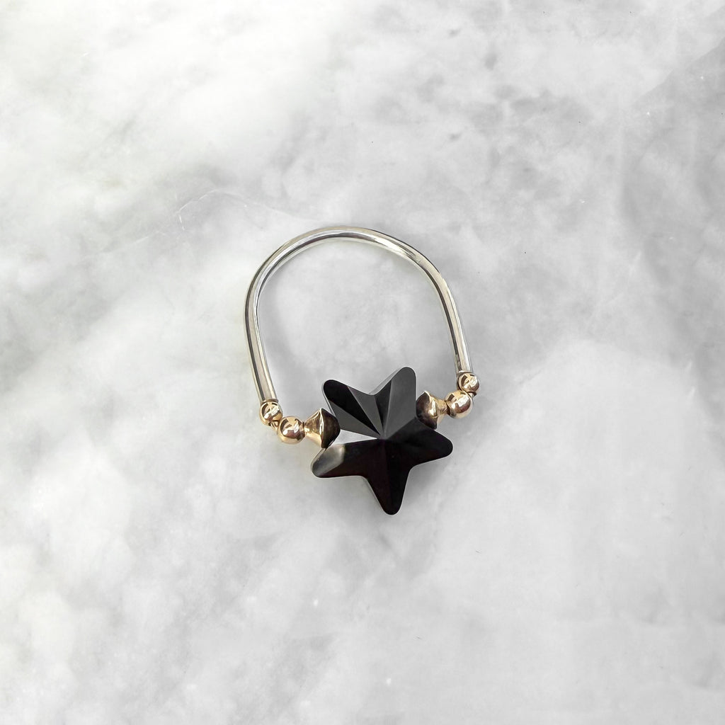 Crystal Star Ring