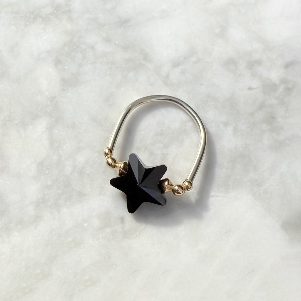 Crystal Star Ring