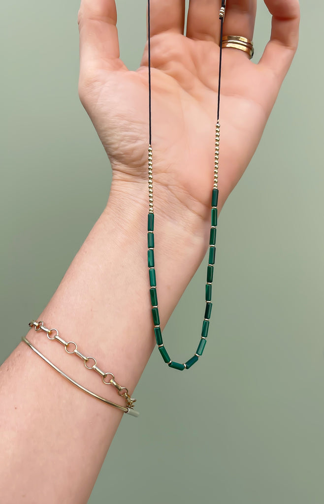 Malachite & gold