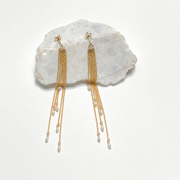 Amy Tamblyn Rice Pearl Tassels