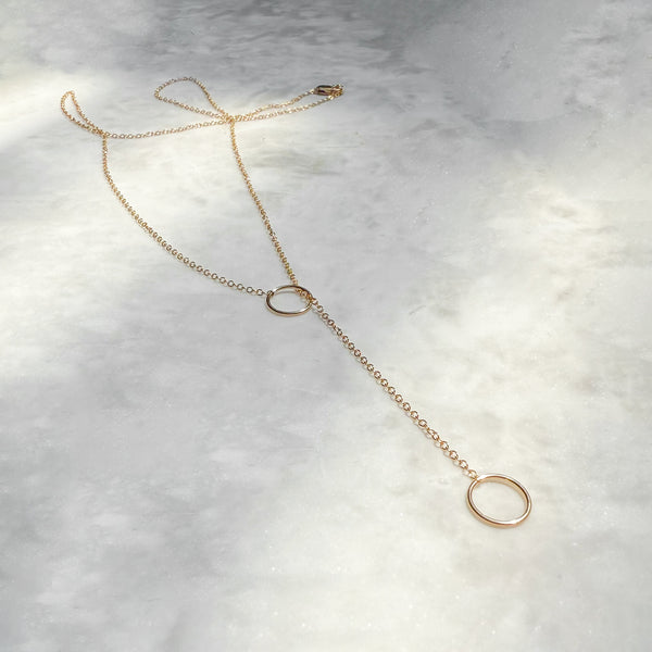 Amy Tamblyn Long Lariat Necklace