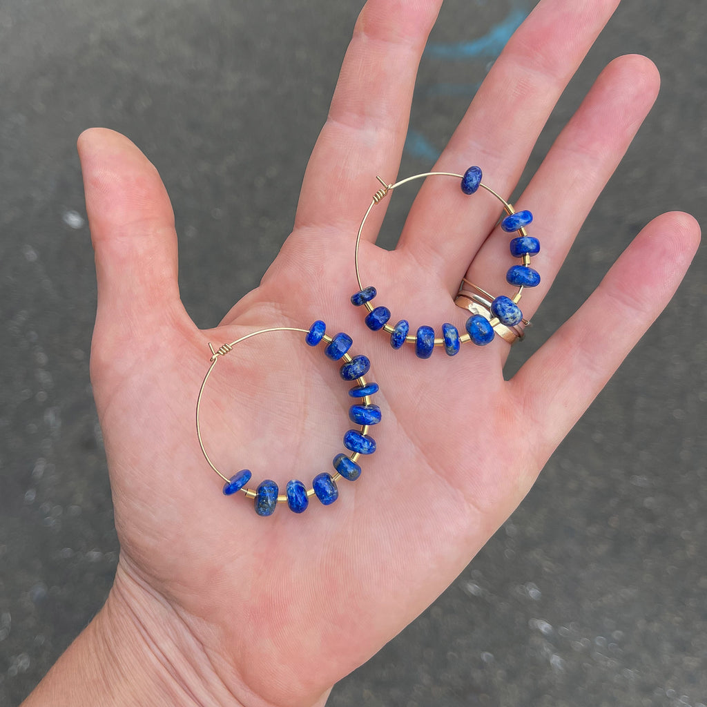Lapis Hoops