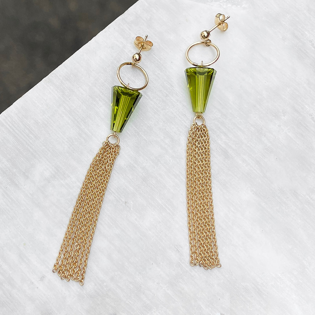 Olivine Tassels