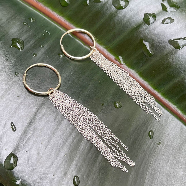 Amy Tamblyn Tassel Hoops