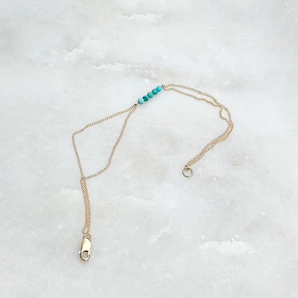 Amy Tamblyn Faceted Turquoise