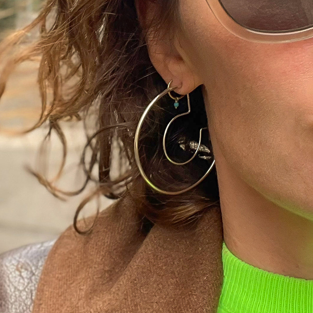 Silver C Hoops
