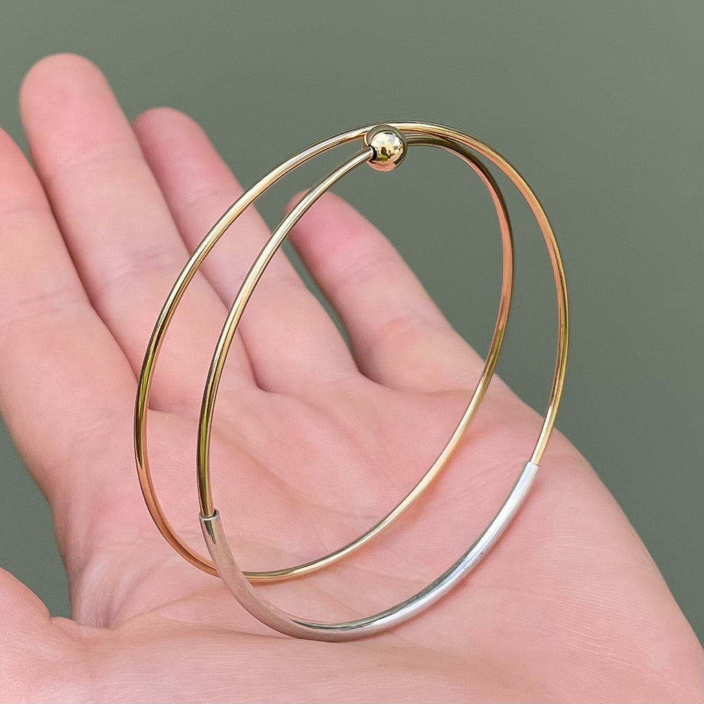 Gold Lunar Bangle