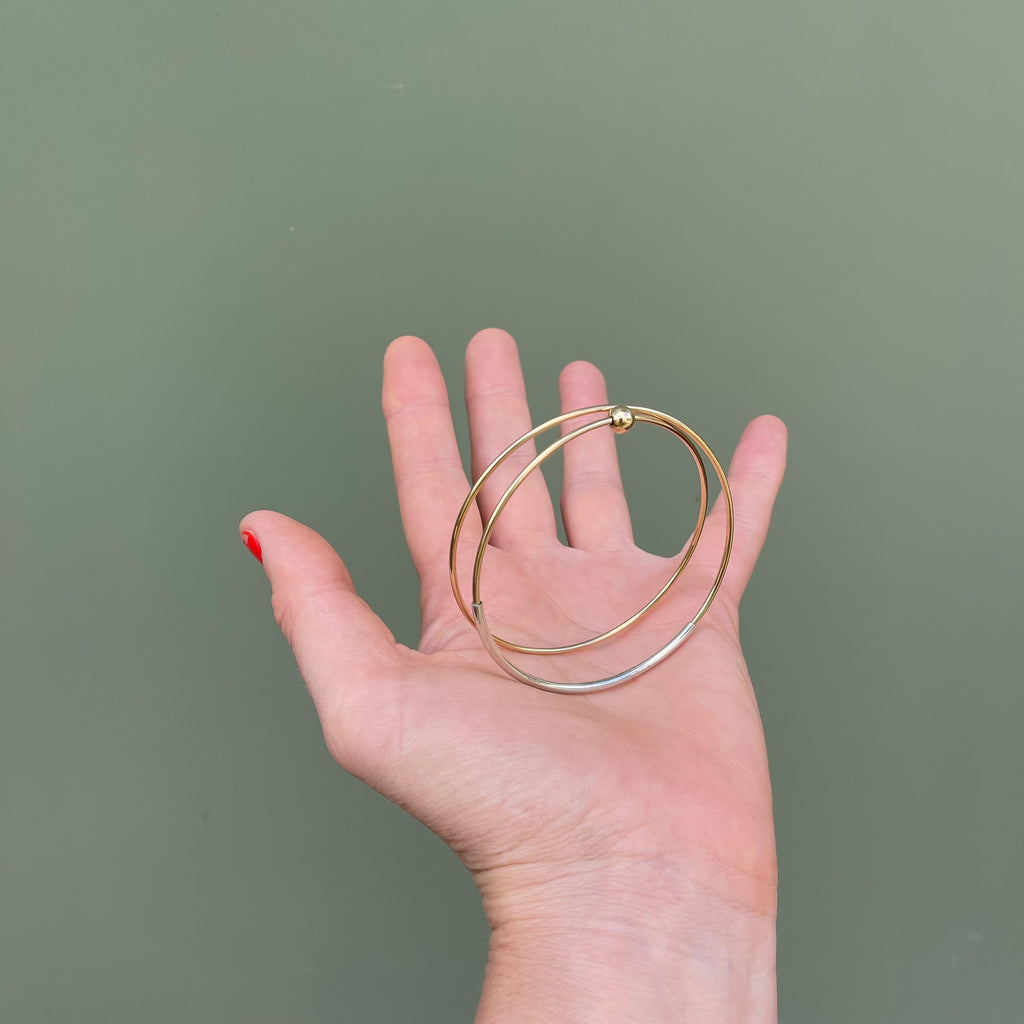 Gold Lunar Bangle