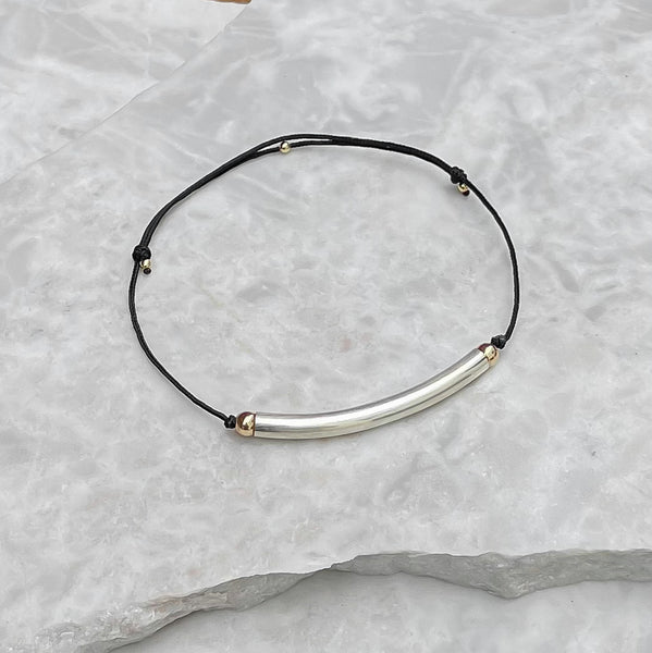 Amy Tamblyn Thick Silver Bar