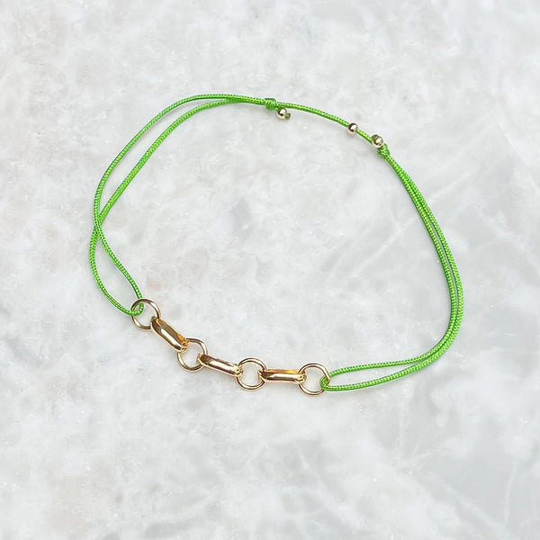 Amy Tamblyn Connect thread bracelet