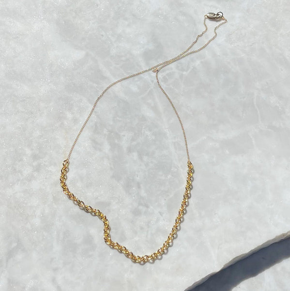 Amy Tamblyn Mixed link necklace