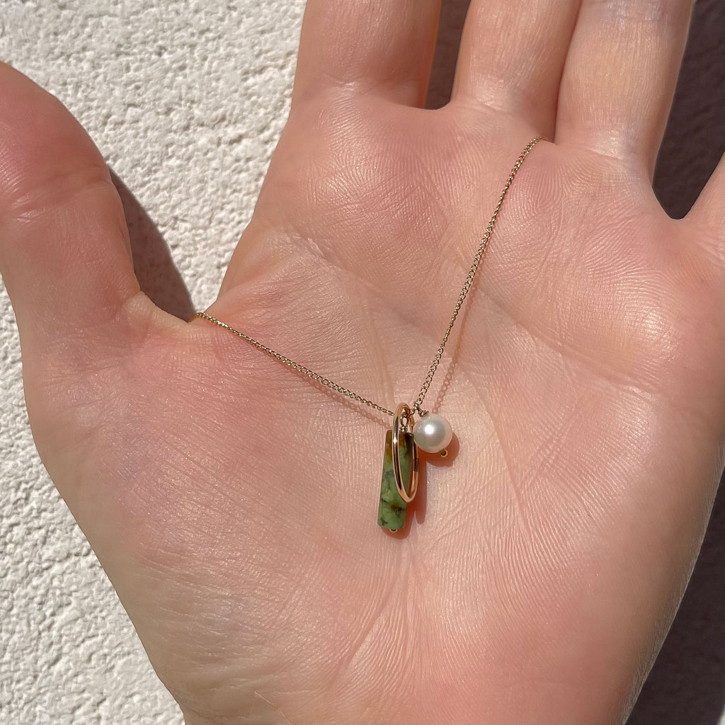 Jasper Cluster Necklace