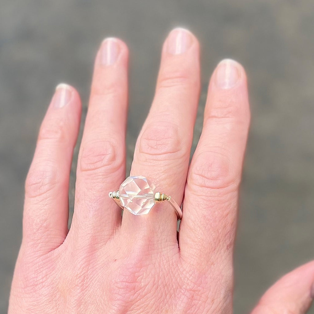 Antique Crystal Ring