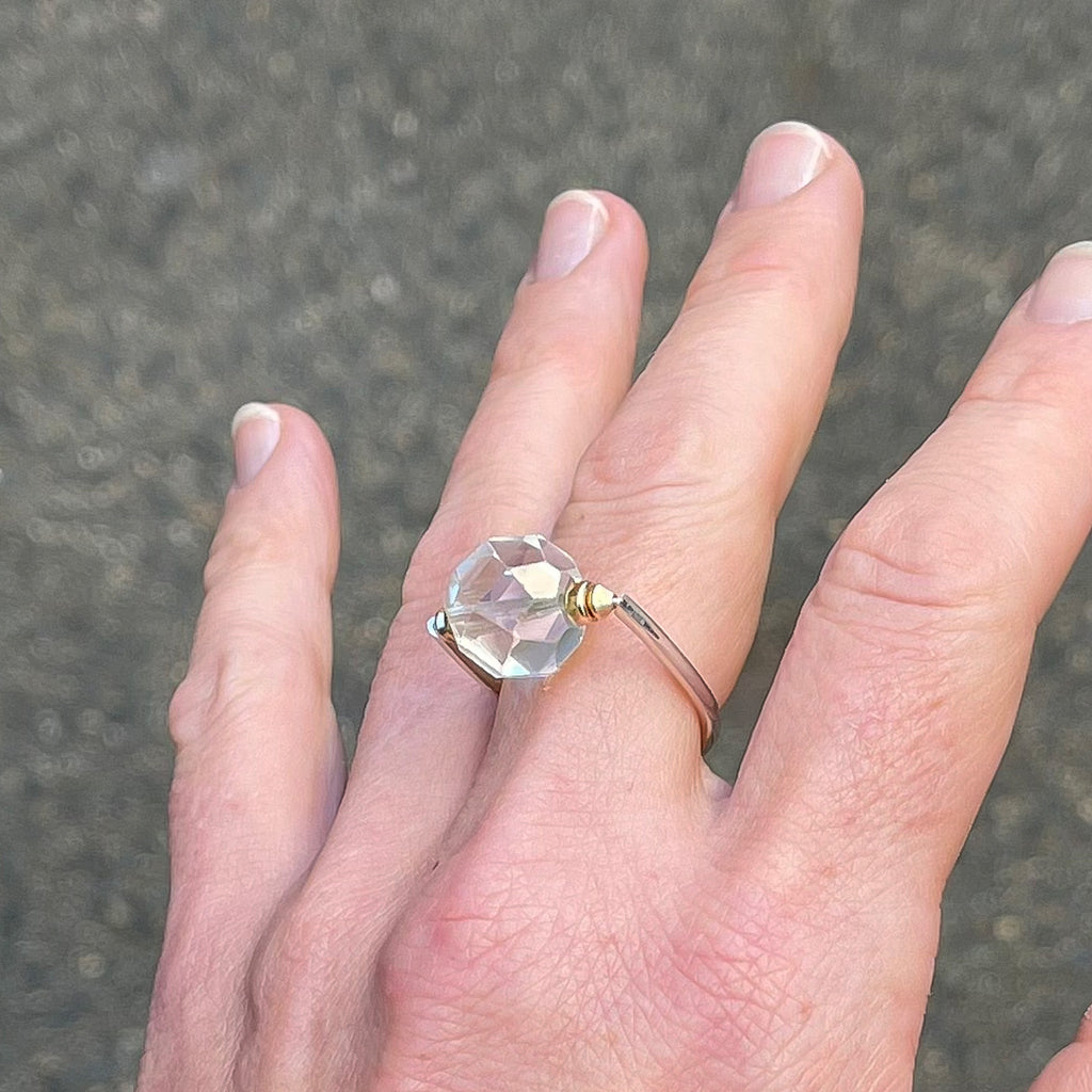 Antique Crystal Ring