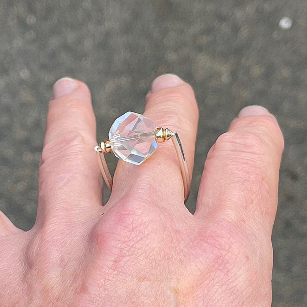 Antique Crystal Ring