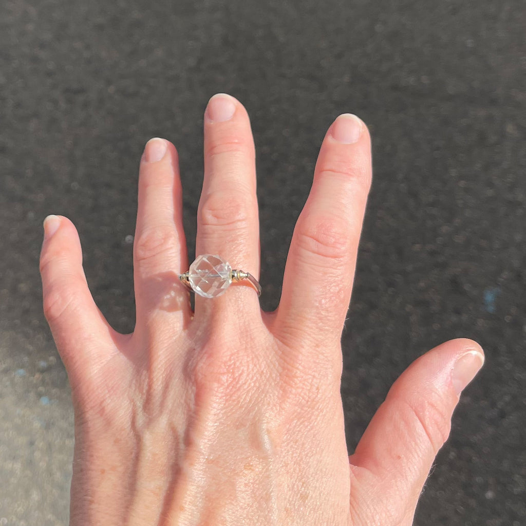 Antique Crystal Ring
