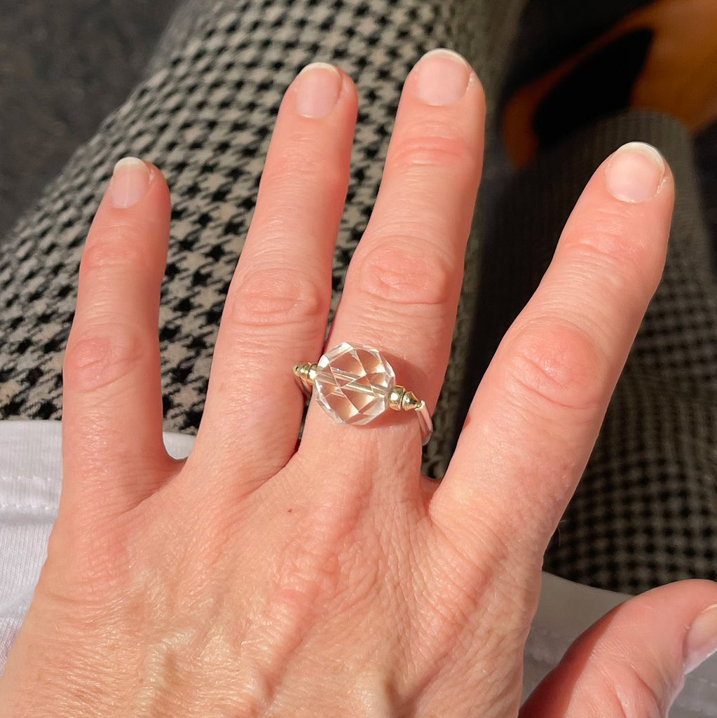 Antique Crystal Ring