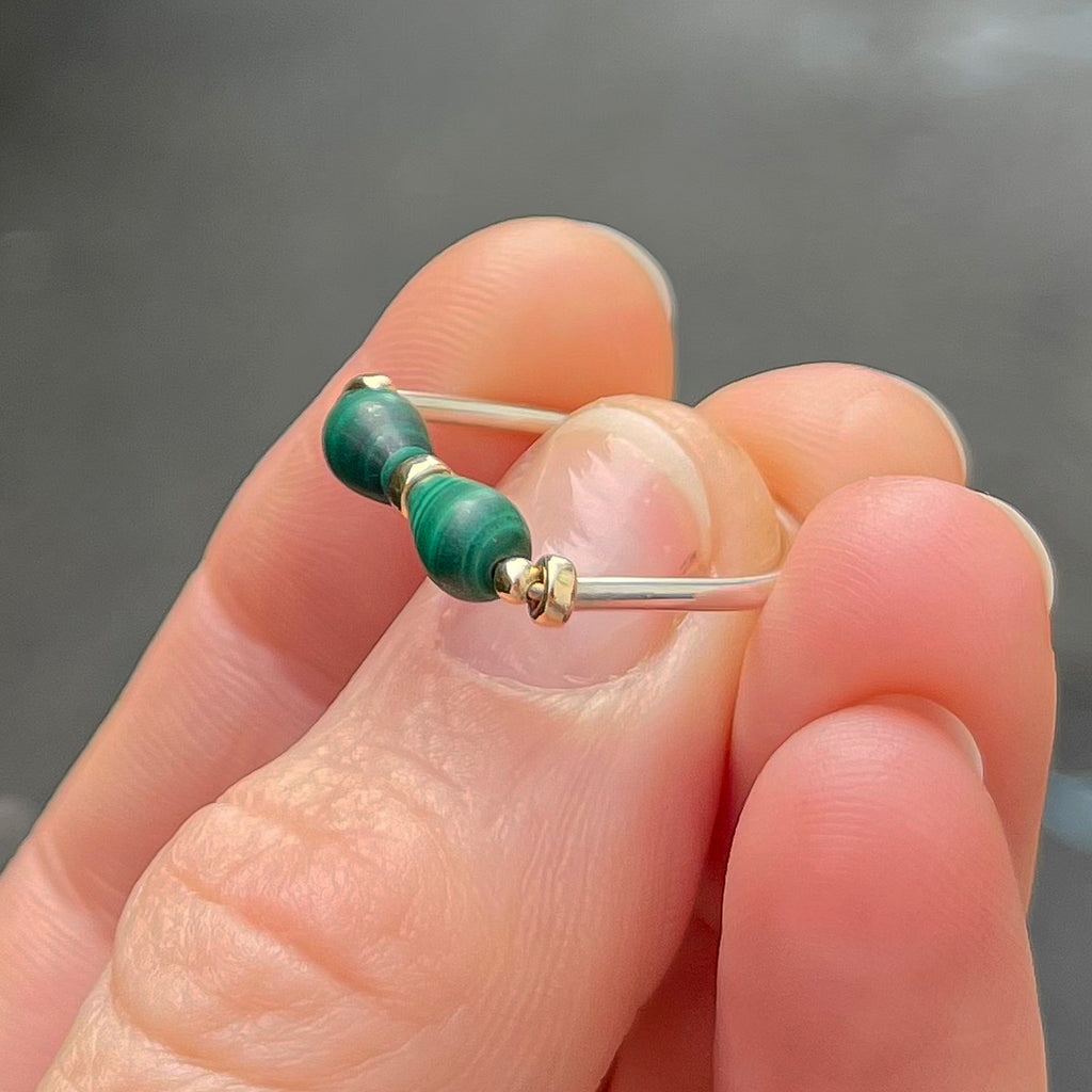 Malachite Butterfly Ring