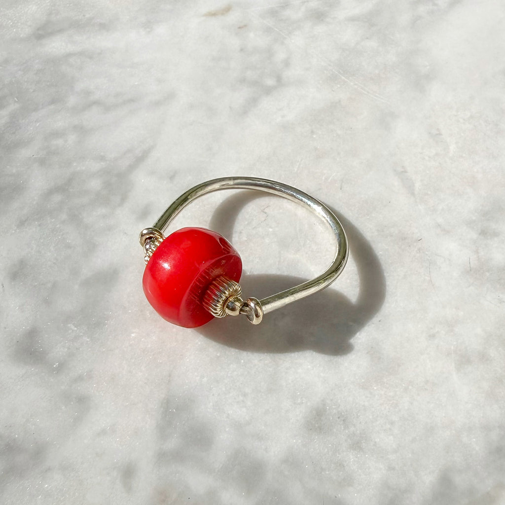 Red Coral Ring
