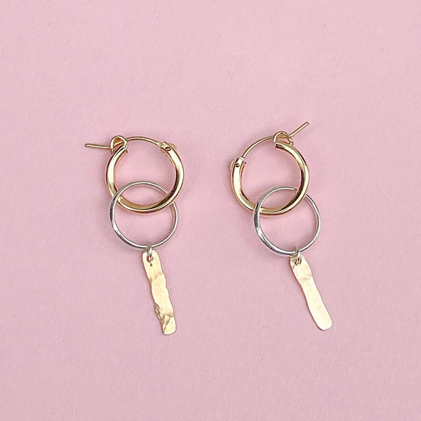 Amy Tamblyn Mixed metal drops