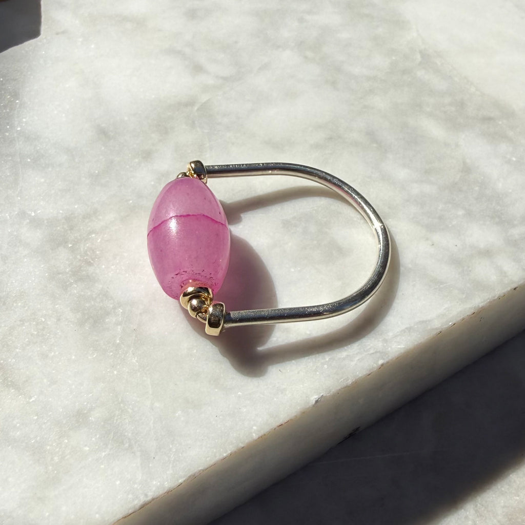 PINK JADE RING