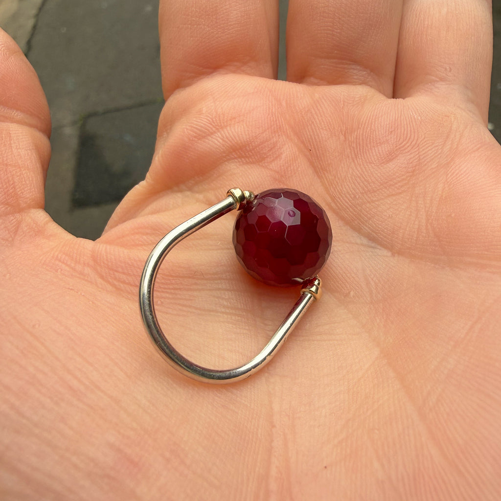 RUBY DISCO RING