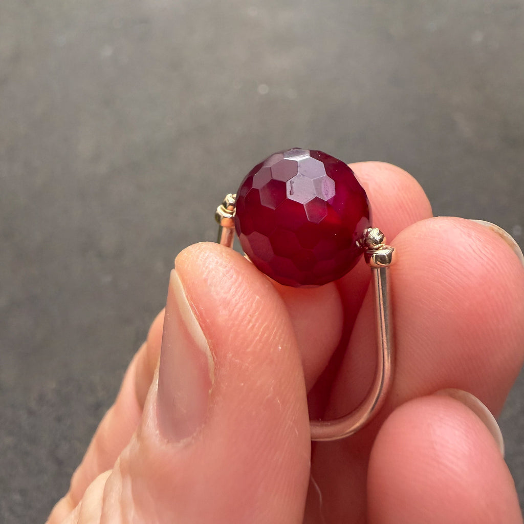RUBY DISCO RING
