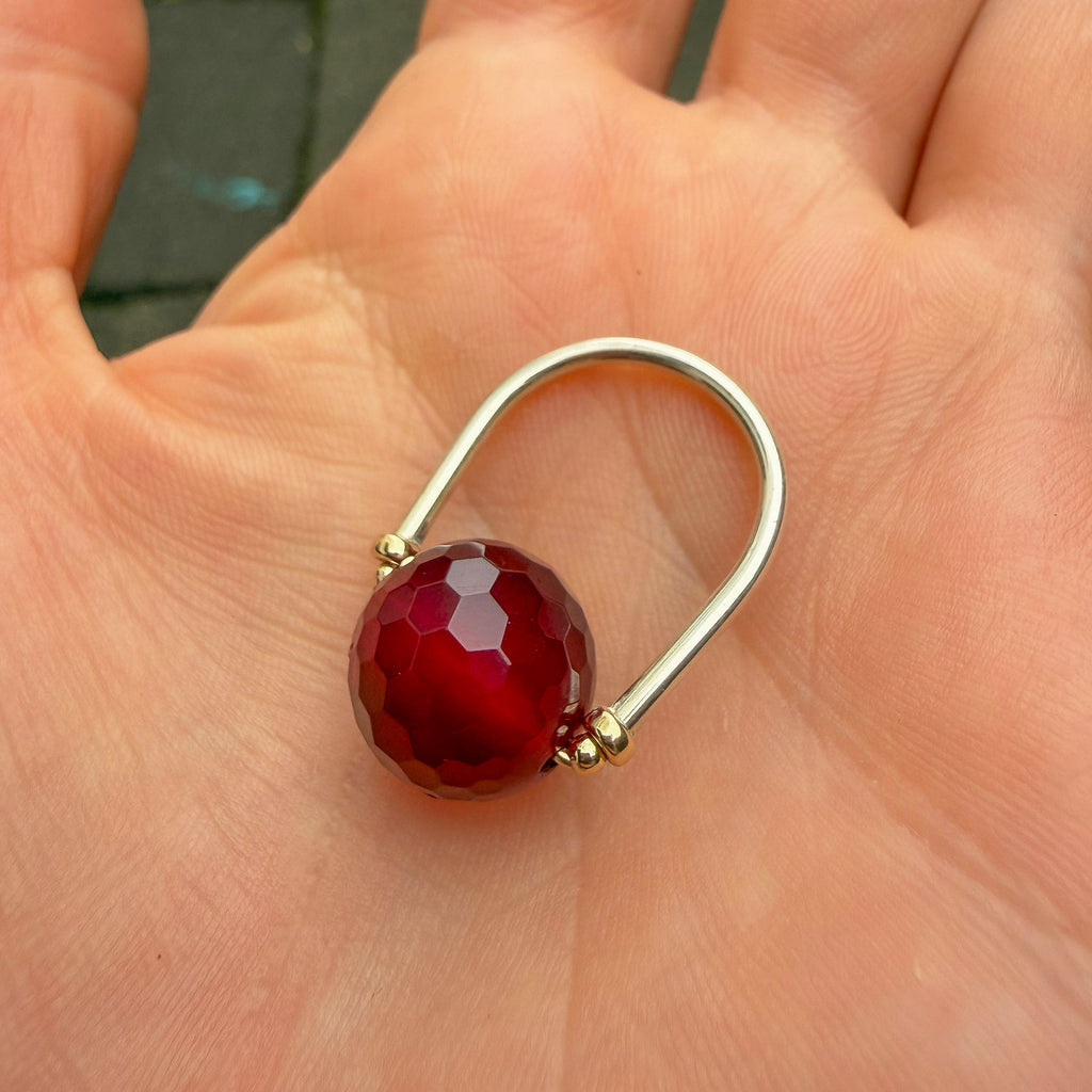 RUBY DISCO RING