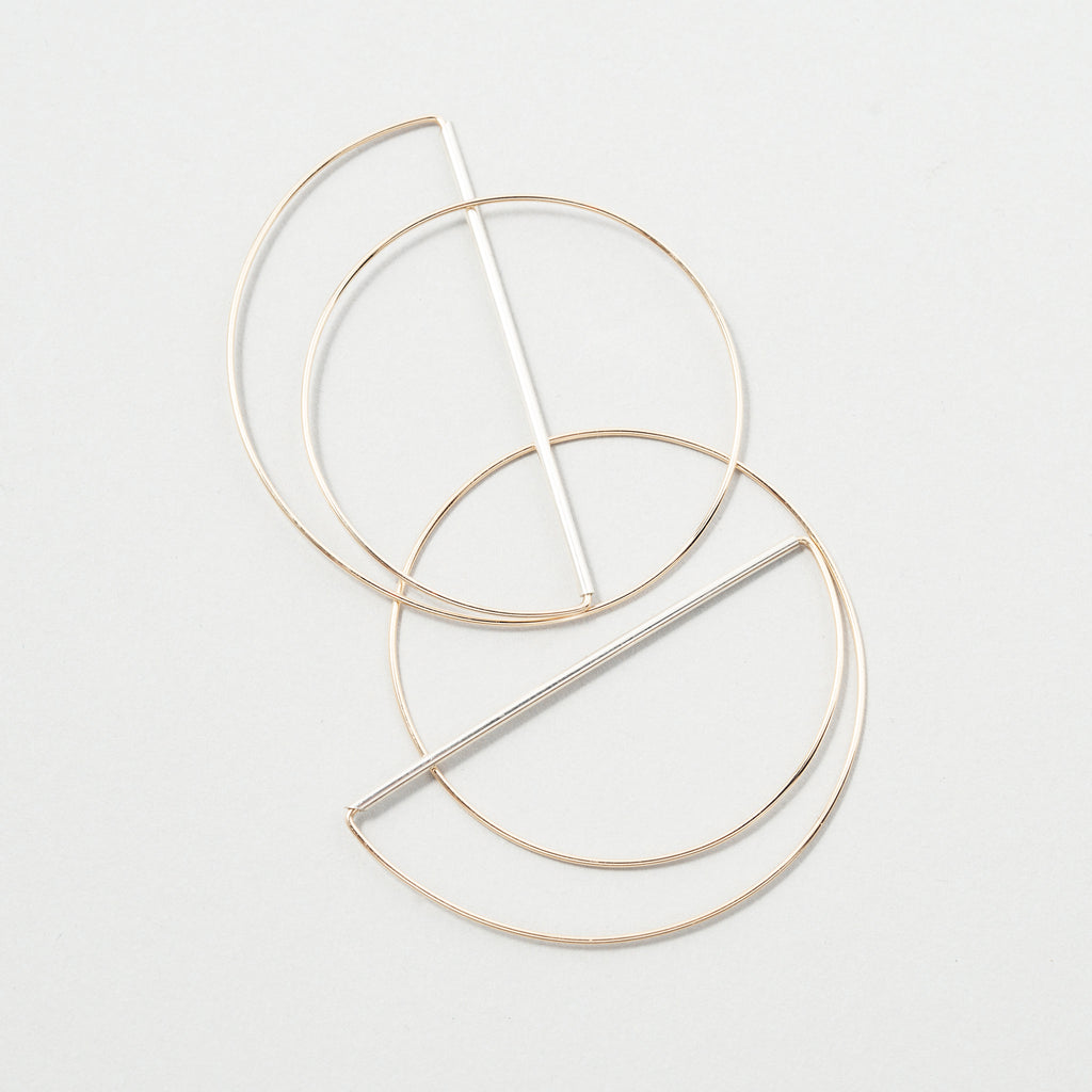 Straight Bar Eclipse Hoops