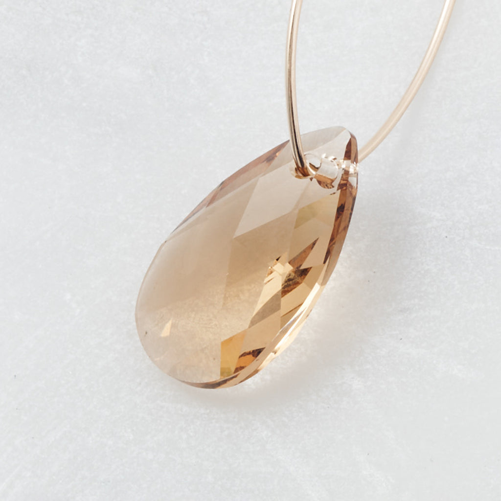 Crystal & Chain Drops (Lots of Colours)