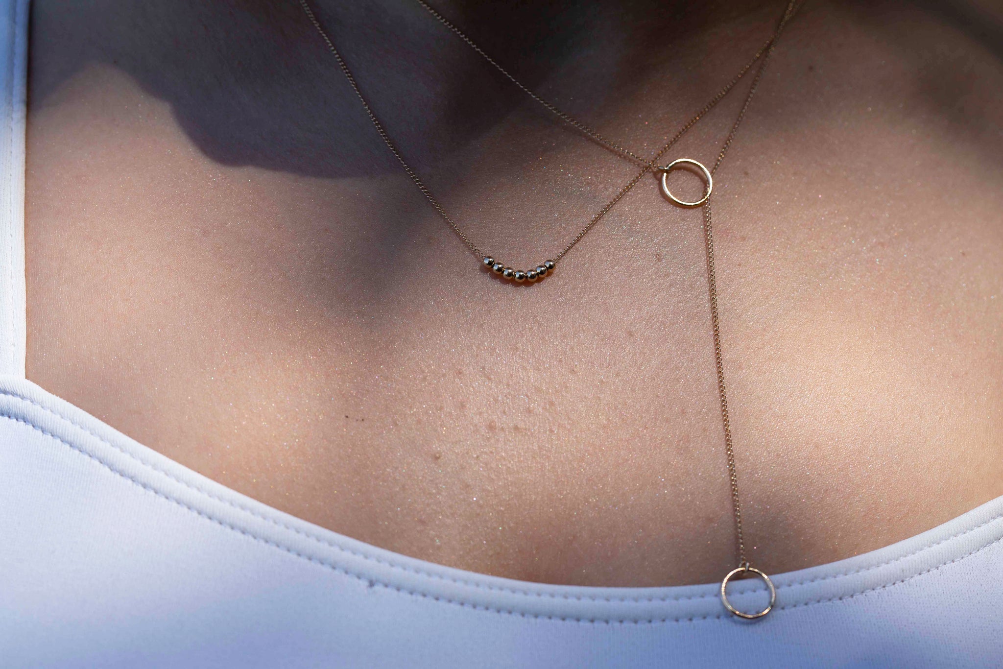 Chain Necklace Little Hoop 42cm - Amy Tamblyn main image 1