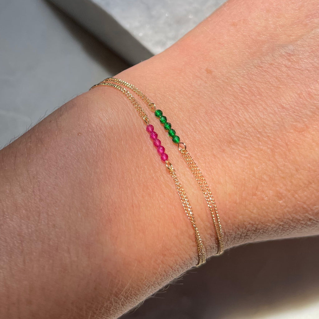 Green Cubic Zirconias