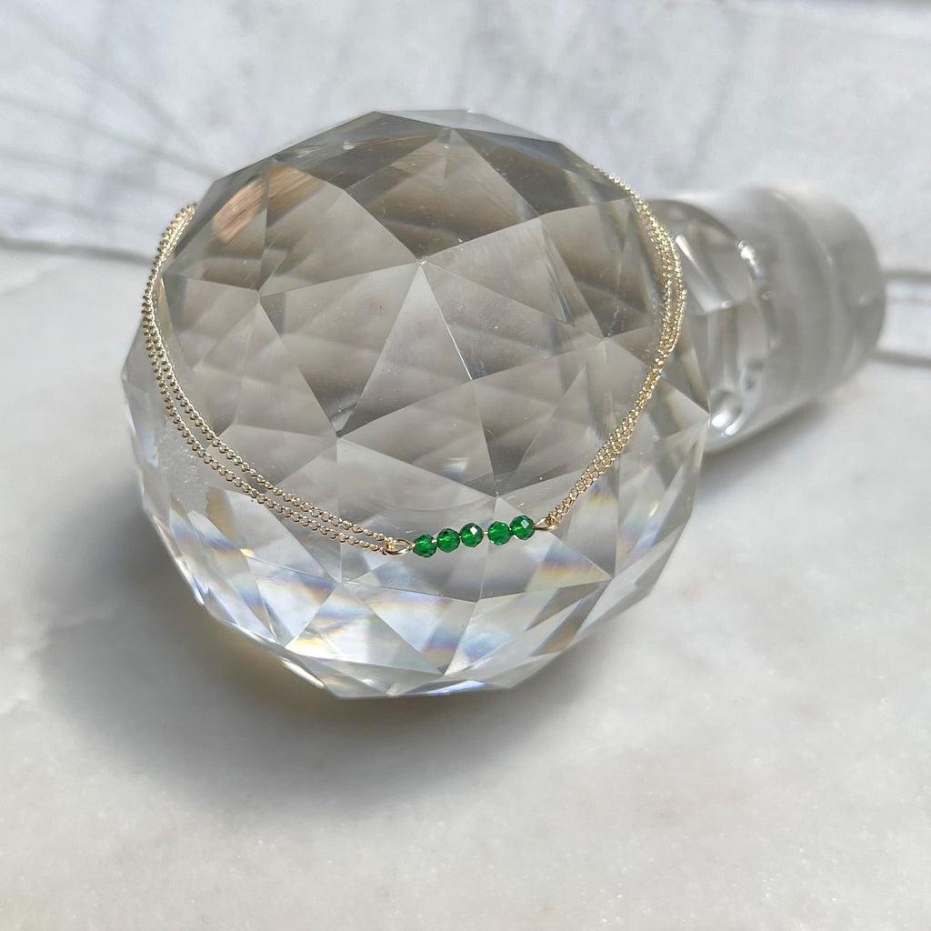 Green Cubic Zirconias