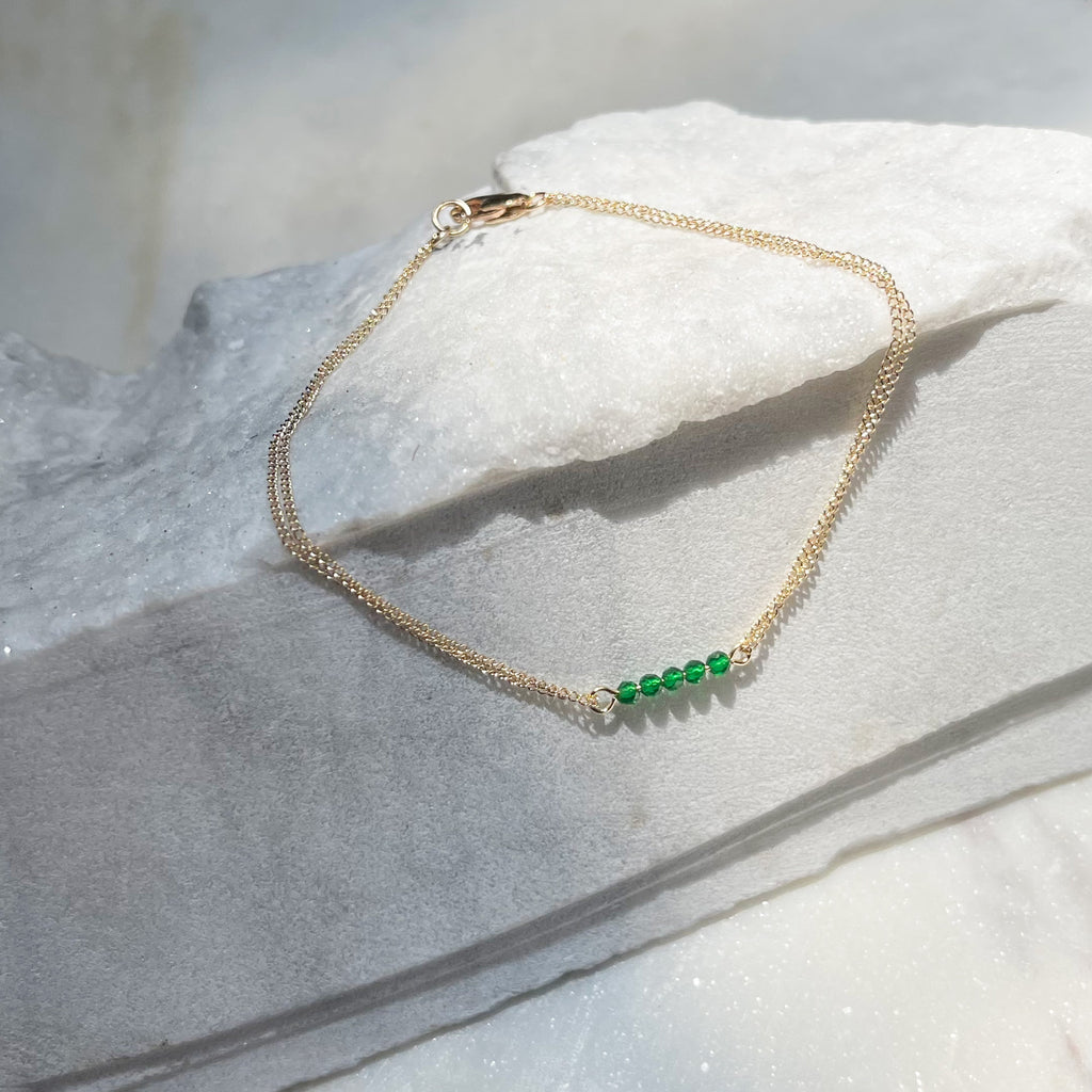 Green Cubic Zirconias