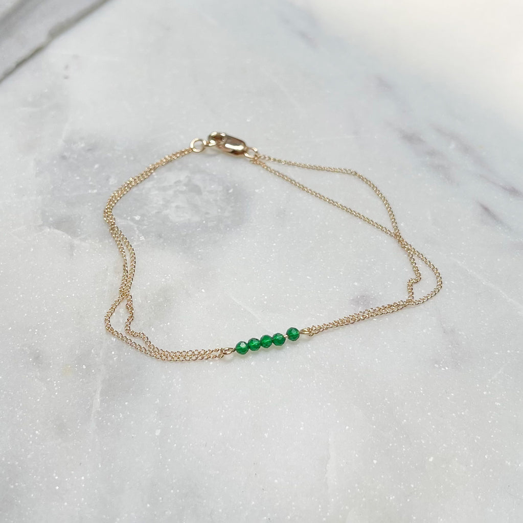 Green Cubic Zirconias