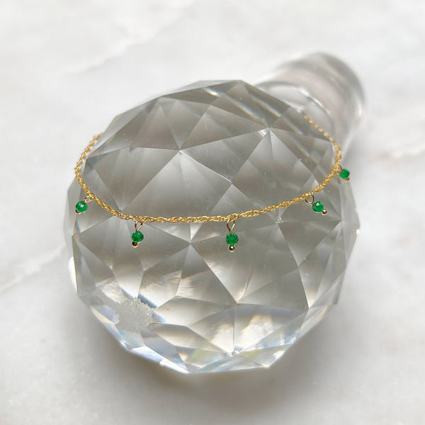 Amy Tamblyn Green CZ Charms