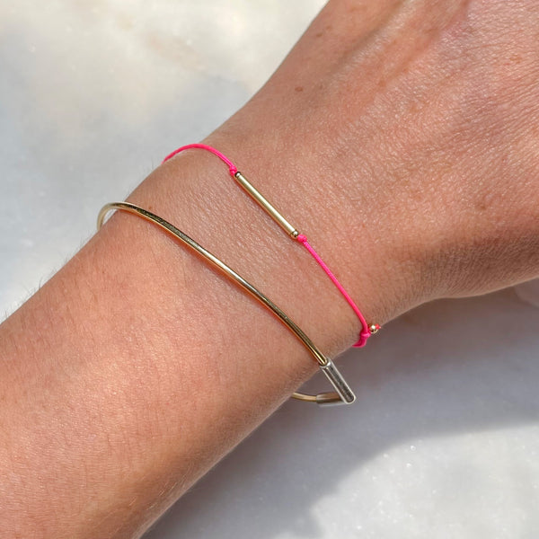 Amy Tamblyn fine gold tube