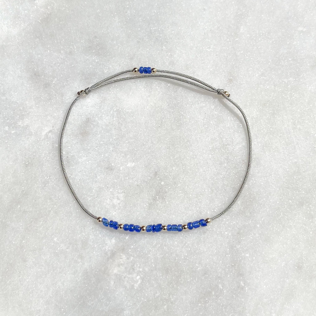Blue Seed Beads