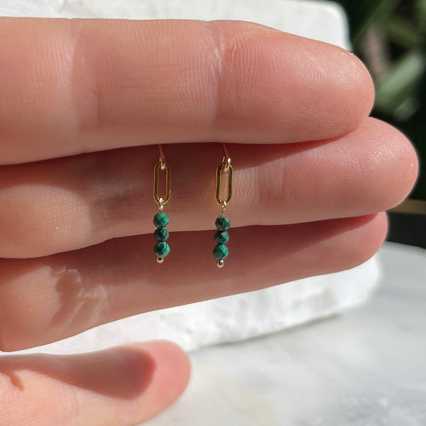 Amy Tamblyn Malachite 0 Studs